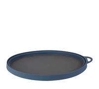 Lifeventure Silicon Ellipse Collapsible and Portable Flexi-Plate for Camping, Travel & Outdoor - Navy