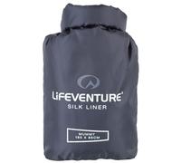 Lifeventure Silk Sleeping Bag Liner, mummy, gray Onesize