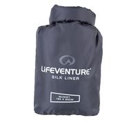 Lifeventure Silk Sleeping Bag Liner Lightweight Travel and Camping Sheet To Use Alone or To Add Warmth To Sleeping Bag - Mummy Shaped
