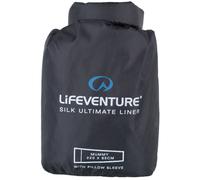 Lifeventure Silk Ultimate Sleeping Bag Liner, mummy, black Onesize