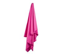 Lifeventure SoftFibre Travel Towel - Compact, Lightweight Quick-Dry Sports & Beach Towel, Sand-Free Design, Large, Pink