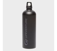 Lifeventure Stainless Steel 1L Bottle, Black One Size