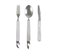 Lifeventure Stainless Steel Folding Cutlery Set for One