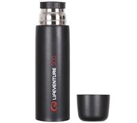 Lifeventure Stainless Steel Leakproof TiV Vacuum Flask Black 500ml / 1-Litre