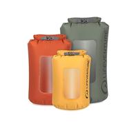 Lifeventure Stormlight Dry Bags TPU Window Multipack (Yellow/Rust/Olive)