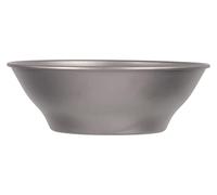 Lifeventure Superlight Titanium Camping Bowl With Storage Pouch - Ultra Lightweight Ideal For Camping Or Travel, Silver