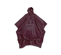 Lifeventure Unisex Superlight Packable With Adjustable Hood And Zipped Pocket Waterproof Poncho, Berry