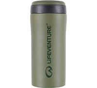 Lifeventure Thermal Mug, Leakproof & Vacuum Insulated Reusable Coffee Travel Cup, 300ml, Matt Khaki