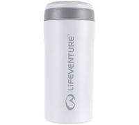 Lifeventure Thermal Mug, Leakproof & Vacuum Insulated Reusable Coffee Travel Cup, Matt Light Grey, 300 ml