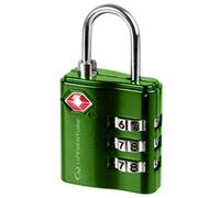 Lifeventure TSA Approved Luggage Padlock 3 Digit Heavy Duty Zinc Alloy Security Padlock, Combination Padlock, Code Lock For Suitcase Luggage Gym Locker, Green