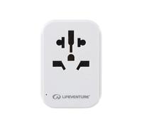Lifeventure World To Aus/china Plug With Usb One Size