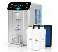 LifeWell 2025 Enhanced Atmospheric Water Generator for S20 Drinking Water, 4 Stage Purification 10L, Countertop Atmospheric Water Filter with UV Filtration, Drinking Water Filter System D