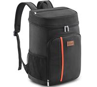 Lifewit 36 Cans Backpack Cooler Waterproof Insulated Soft Lunch Backpack Lightweight Leakproof Cooler Bag for Men Women Adults for Work Picnics Beach Camping Travel Outdoor Activities, Black