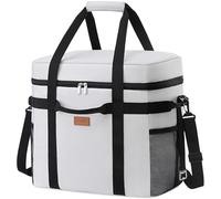 Lifewit 40L Cooler Bag with Liner, Large Insulated Picnic Bag, Silk Gray