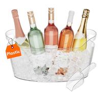 Lifewit 6.5L Plastic Ice Bucket for Parties with Handle & Scoop