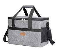 Lifewit Cooler Bag 30 Cans Collapsible and Insulated Large Lunch Bag Leakproof Soft Cooler Portable for Camping/BBQ/Family Outdoor Activities, Grey