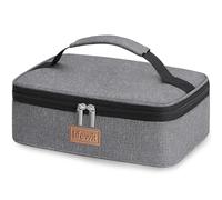 Lifewit Insulated Lunch Bag for Men Women, Thermal Lunch Box Adults, Small Cool Bag Lunch Pail, Waterproof Reusable Cooler with Soft Handle for Work Picnic, Grey,4L