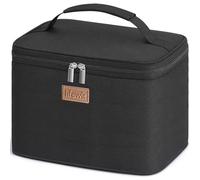 Lifewit Insulated Lunch Bag for Men Women, Thermal Lunch Box Adults, Small Cool Bag Lunch Pail, Waterproof Reusable Cooler with Soft Handle for Work Picnic, Black 9L