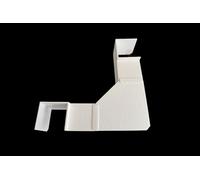 LifeWithPets Aquarium Undergravel Fish Tunnel | Fish Hide | Fish Cave | Reptile Hide |Under Gravel Viewing Tunnel | Corner Tunnel Made in The USA (Sand)