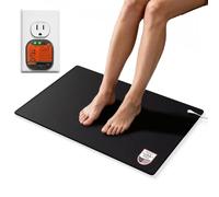 LifeZoom Grounding Mat for Better Sleep, Pain Relief, Inflammation and Wellness, Grounding Pad for Bed, Feet and Desk, Use at Home or Office, Premium Non-Slip Earthing Mat with 15ft Cord