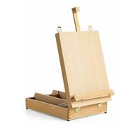 LIFFEY Wooden Artist Table Storage Box Easel -New Version Winsor & Newton Medway