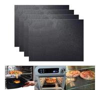 Lifhety 4 Pack Large Oven Liner, Non-Stick Oven Mats for Fan Assisted Ovens, 40x50cm Oven Liners for Bottom of Oven, Keep Your Oven Clean, Baking Mat Reusable, Easy to Clean