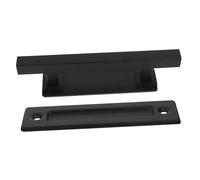 LIFKICH 1 Set Heavy Duty Carbon Steel Barn Door Handle Simple Gate Pull for Wooden and Glass Doors for Sliding Garage and Shed Use Durable and Stylish Design