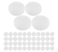 LIFKICH 100Pcs Cushion Sponge Refill for Foundation and Concealer, 5X1Cm Laser Engraved Powder Puff Makeup Blender Pads, Face Makeup Tools for Dry and Wet Application