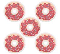 LIFKICH 100pcs Donut Inspired Napkins Decorative Paper Bulk Pack Cute Irregular Shape Stylish Printed Cocktail Napkins for Donut Themed Party Decor Luncheon