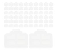 LIFKICH 100pcs Silicone Rj45 Port Dust Covers for Ethernet Hub and Router, Universal Compatibility Protective Plug for Rj45 Female Port Devices, Dust Prevention for Office and Home Use