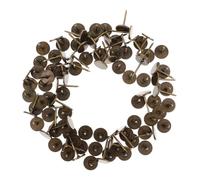 LIFKICH 100pcs Vintage Flat Thumb Tacks for Upholstery and Decoration Heavy Duty Decorative Tacks for Home and Office Easy Install Style Nails