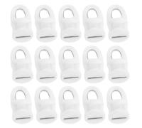 LIFKICH 100pcs White Plastic Curtain Track Gliders Rollers Steel Plate Slide Wheels for Ceiling and Wall Mount Curtain Rails Suitable for Home Window and Room Divider