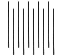 LIFKICH 10pcs Black Plastic Headband Teeth Comb Strips for Hairbands Strong Structure Anti-slip Grip for Women for Craft Use