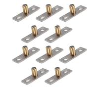 LIFKICH 10pcs Sliding Barn Door Floor Guide Copper and Iron with 8mm Shaft Diameter Quiet Performance Enhanced Stability for Offices and Sliding Door Styles
