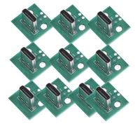 LIFKICH 10pcs USB C Female Connector Board Pin Pcb Converter Module for Data Cable Transmission with Testing Board Easy Installation USB Type C Adapter for Stable High Speed Connection