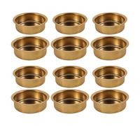 LIFKICH 12pcs Stainless Steel Incense Holder Accessory with Elegant Middle Eastern Design, Lightweight and Easy Maintenance Censer Replacement Plate for Table Decoration and Travel