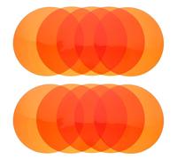 LIFKICH 15pcs Self-adhesive Ambient Lighting Gel Filters Warm Light Correction Film Sheets for DIY Living Spotlights Light Blocking