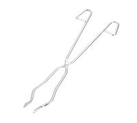 LIFKICH 1pc Stainless Steel Crucible Clamp for Lab Use Long Corrosion-Resistant and Smooth Grip for Secure Handling