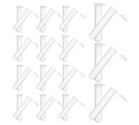 LIFKICH 200pcs 10ml Reusable Plastic Centrifuge Tubes round Bottom and Enhanced Visibility, Leak-proof Sample Storage Vials for Universal Laboratory Use in Research and Chemical