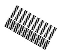 LIFKICH 20pcs Black Speaker Dust-proof Nets for Mobile Phones, Self-adhesive Dustproof Mesh Stickers, Long and Short Sizes for Phone Loudspeaker Protection in Classroom and Daily Use