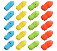 LIFKICH 20pcs Portable Silicone Toothbrush Head Covers with Dust Protection, Fits Comfortably for Travel and Business Trips, Compact and Sturdy Toothbrush Cap Set Random Color