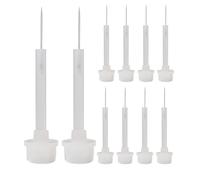 LIFKICH 20pcs Replacement Nail Polish Brush for Nail Art and Gel Polish Bottles Soft Bristles for Precise Application and Versatile for DIY and Professional Use