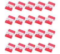 LIFKICH 20pcs Self-Adhesive Acrylic Hinges 12x16mm Small Kitchen Cabinet Hinges for Cupboard, Refrigerator, Drawer Latch and Closet Door Lock