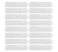 LIFKICH 20pcs Tongue Scraper Boxes Travel Storage Case Lightweight Plastic Holder for Toothbrush and Fork Compact Design for Home and Travel Use