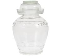 LIFKICH 2500ml Glass Pickle Jar with Airtight Seal, round Storage Jar for Kitchen and Restaurant Use, Easy to Clean and Convenient for Picking Pickles