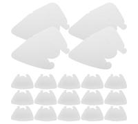 LIFKICH 25pcs White Pvc Baseball Hat Inner Cap Stands for Low Profile Fitted Caps Hat Supporting Stands for Home and Shop Use Store Marketing Display Tool and Display Accessories
