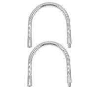 LIFKICH 2pcs Adjustable Flexible Gooseneck Light Poles Replacement LED Lamp Stand Arms with Threaded Base for DIY Lighting Accessories