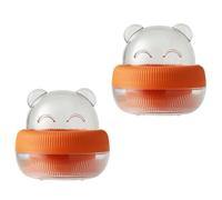 LIFKICH 2pcs Beauty Sponge Holder Makeup Sponge Organizer Case with Easy Open and Close Function Reusable Pp Material Compact Storage for Travel and Daily Use