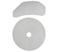 LIFKICH 2pcs Dryer Exhaust and Air Intake Filter Kit Compatible 235mm x 34mm and 17.3cm Vent Sizes Indoor Dryer Replacement Filters for Lint and Dust Control