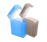 LIFKICH 2pcs Dual Slot SSD Case Holder with Anti-static Plastic Material, Compact and Stylish Design for Efficient Organization of 2.5 Inch Hdd Hard Disks, for Business Travel and Daily